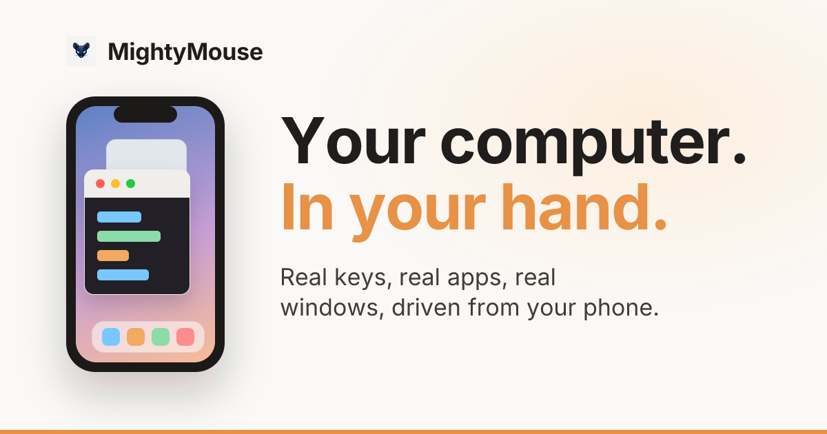 MightyMouse screenshot